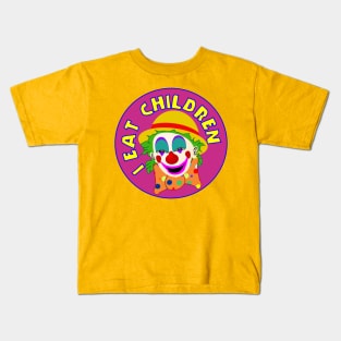 I eat children clown Kids T-Shirt